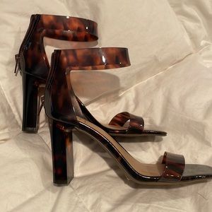 INC tortoise shell colored womens sandals . Size 6.5